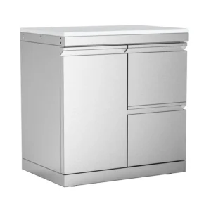 Single-Door Storage Cabinet with Two-Drawer Unit Module