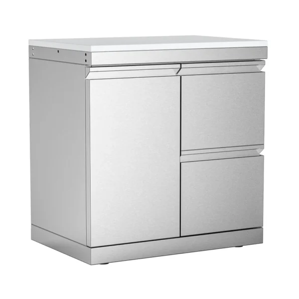 Single-Door Storage Cabinet with Two-Drawer Unit Module Single-Door Storage Cabinet with Two-Drawer Unit Module