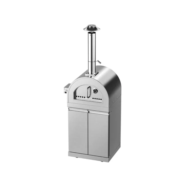 Pizza Oven Cabinet with Double-Door Storage Module