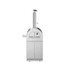 Pizza Oven Cabinet with Double-Door Storage Module