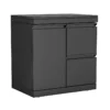 Single-Door Storage Cabinet with Two-Drawer Unit Module Single-Door Storage Cabinet with Two-Drawer Unit Module