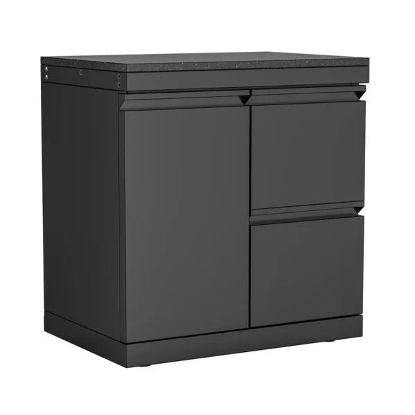 Single-Door Storage Cabinet with Two-Drawer Unit Module Single-Door Storage Cabinet with Two-Drawer Unit Module