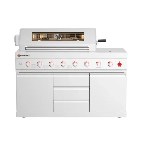 99500 BTU Outdoor Kitchen Grill Island