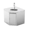 Wide-Angle Corner Cabinet with Sink Module
