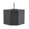 Wide-Angle Corner Cabinet with Sink Module Wide-Angle Corner Cabinet with Sink Module