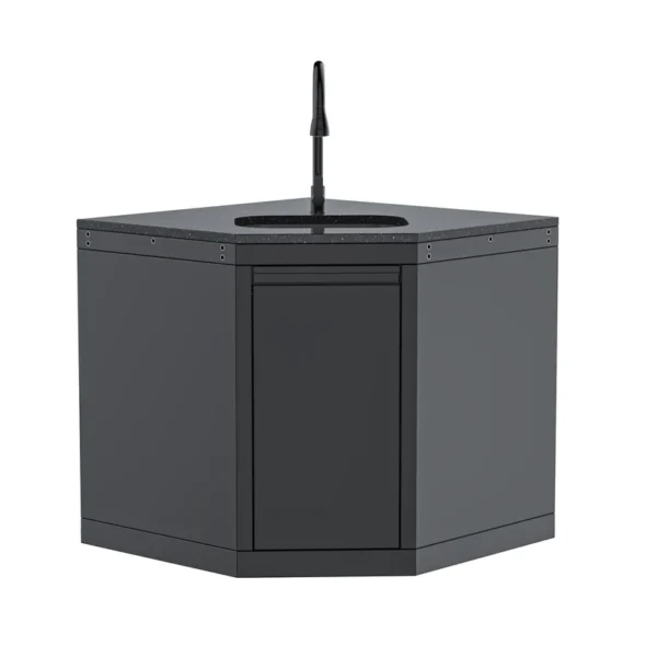 Wide-Angle Corner Cabinet with Sink Module Wide-Angle Corner Cabinet with Sink Module