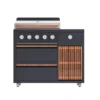 BBQ Grill with Side Burner Module BBQ Grill with Side Burner Module