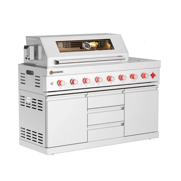 99500 BTU Outdoor Kitchen Grill Island