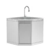 Wide-Angle Corner Cabinet with Sink Module Wide-Angle Corner Cabinet with Sink Module