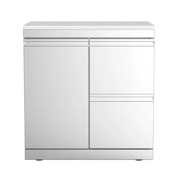 Single-Door Storage Cabinet with Two-Drawer Unit Module Single-Door Storage Cabinet with Two-Drawer Unit Module