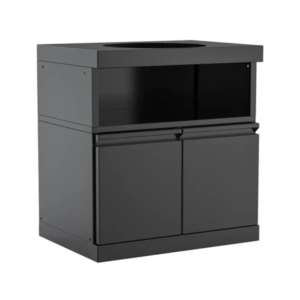 ef5ac8284ba2edc4ce7e4615050cdceb Double-Door Storage Cabinet with Kamado Grill Station Module