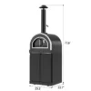 Pizza Oven Cabinet with Double-Door Storage Module