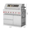 87900 BTU Outdoor Kitchen Grill Island